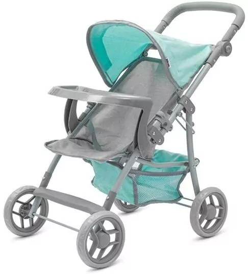 Wózek sportowy dla lalek Lana miętowy - tantis.pl
