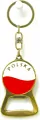 Brelok metalowy Otwieracz z Orłem i Flagą 6cm - tantis.pl