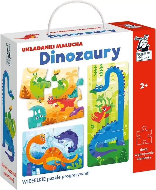 Dinozaury. Układanki malucha - tantis.pl