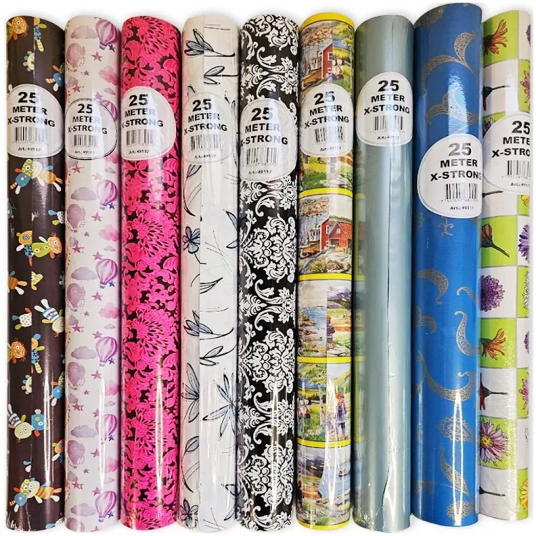 Papier ozdobny X-Strong 57cmx25m MIX (9szt) - tantis.pl