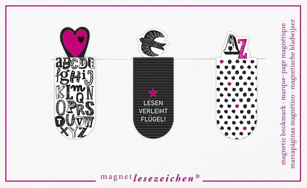 Zakładki magnetyczne - Literki - tantis.pl