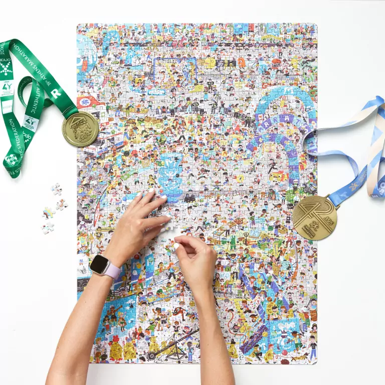 CzuCzu. Puzzlove. Maraton 42,195 km. 1000 el. - tantis.pl