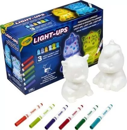 Zestaw 2 podświetl figurek do kolorowania CRAYOLA - tantis.pl