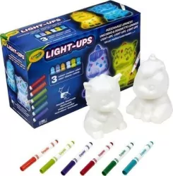 Zestaw 2 podświetl figurek do kolorowania CRAYOLA