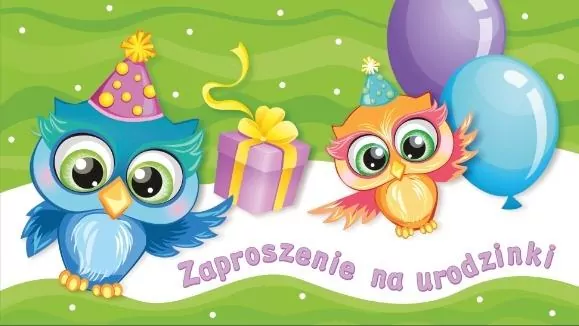 Zaproszenie Urodziny dziecięce (10szt) - tantis.pl