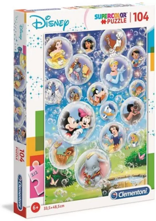 Puzzle 104. SuperColor. Disney classic. - tantis.pl