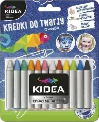 Kredki do twarzy. 12 kolorów