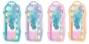 Farby akwarelowe 12 kolorów Pastel Colorino Kids - tantis.pl