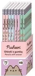 Ołówki z gumką HB Pusheen tuba (72szt) - tantis.pl