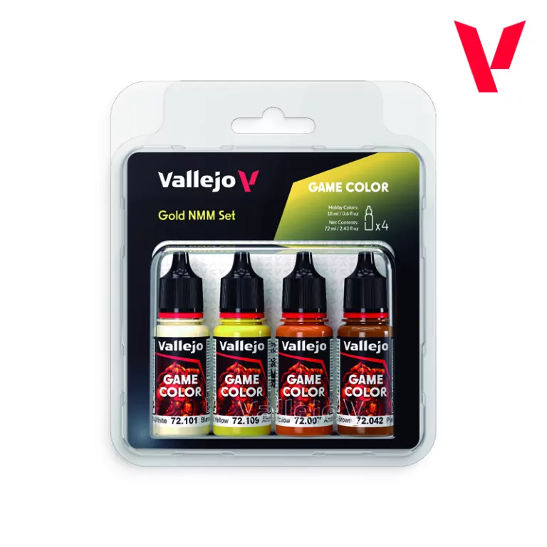 Vallejo: 72.395 - Game Color - Gold NMM Set (4x18 ml) - tantis.pl
