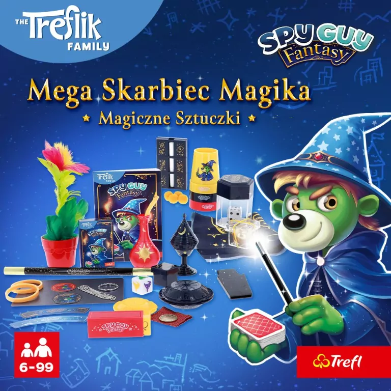Magiczne sztuczki Mega Skarbiec Magika Spy Guy Fantasy - tantis.pl