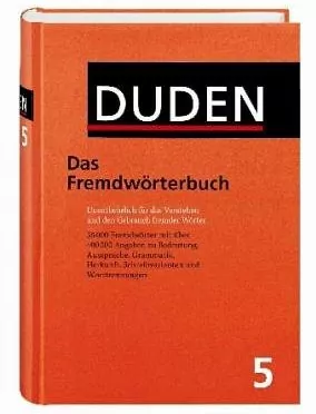 Duden. Band 5. Das Fremdwörterbuch. 8 ed. HB - tantis.pl