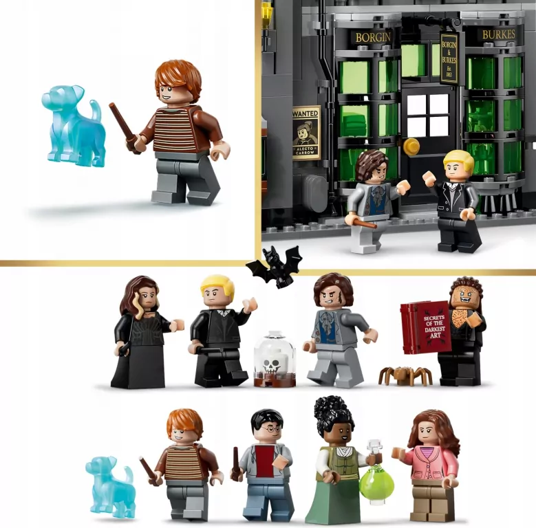 LEGO® Magiczne sklepy na ulicy Śmiertelnego Nokturnu 76471 - tantis.pl
