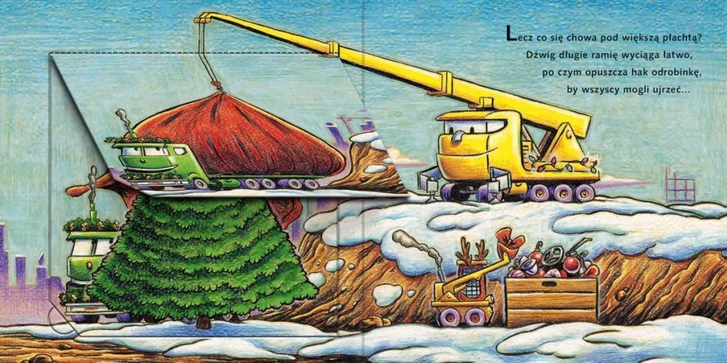 Choinkowy plac budowy. Książka z okienkami - tantis.pl