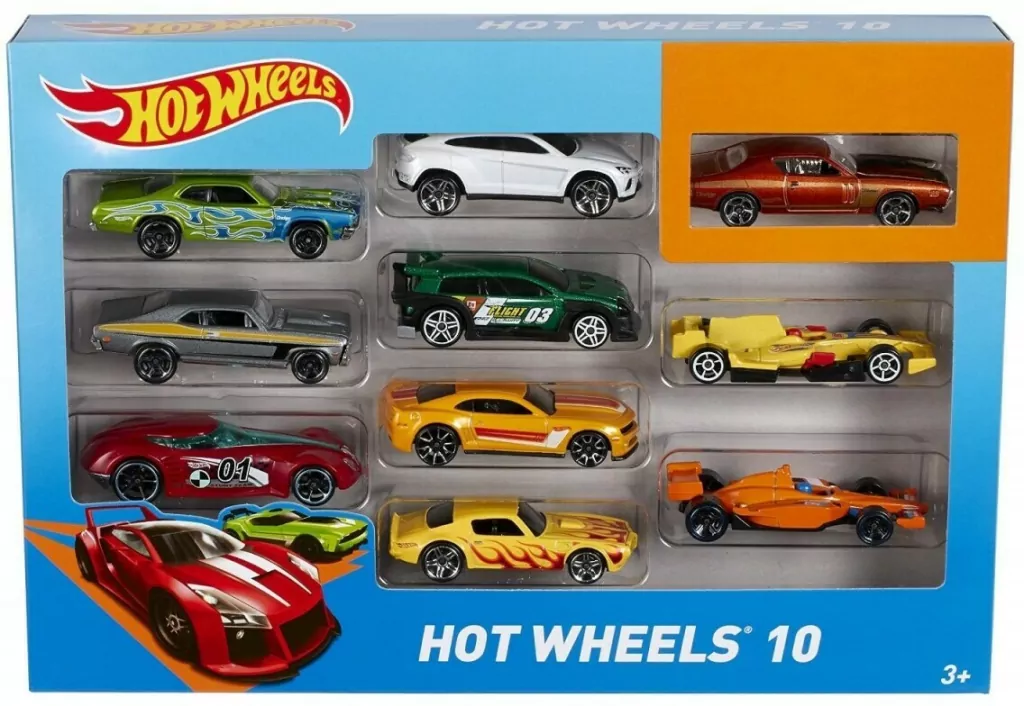 Hot Wheels. Małe samochodziki 10-pak - tantis.pl