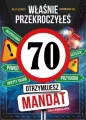 Karnet Urodziny 70 - tantis.pl