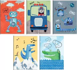 Zeszyt A5/32K linia Boy's card  TOP2000