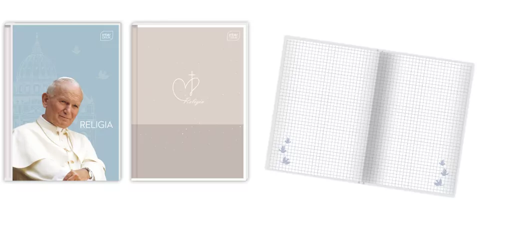 Brulion A5/64K kratka. Religia Mat+UV, 5 sztuk - tantis.pl