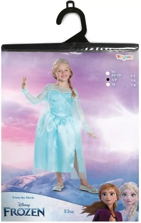 Strój Elsa Classic Frozen rozmiar S - tantis.pl