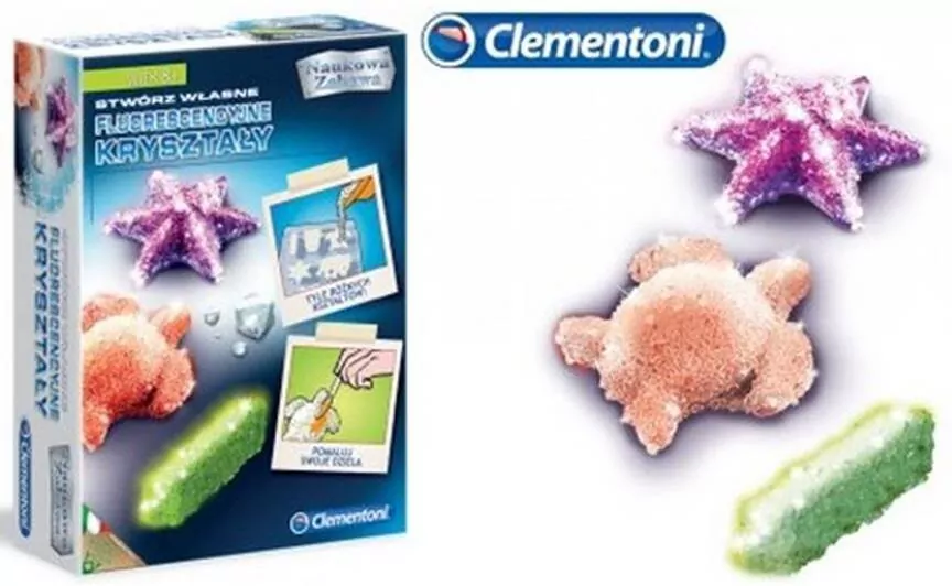 Stwórz własne fluorescencyjne kryształy. Naukowa zabawa. 60584 - tantis.pl