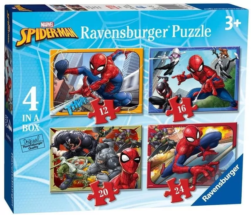 Puzzle 4w1 Spider-Man - tantis.pl