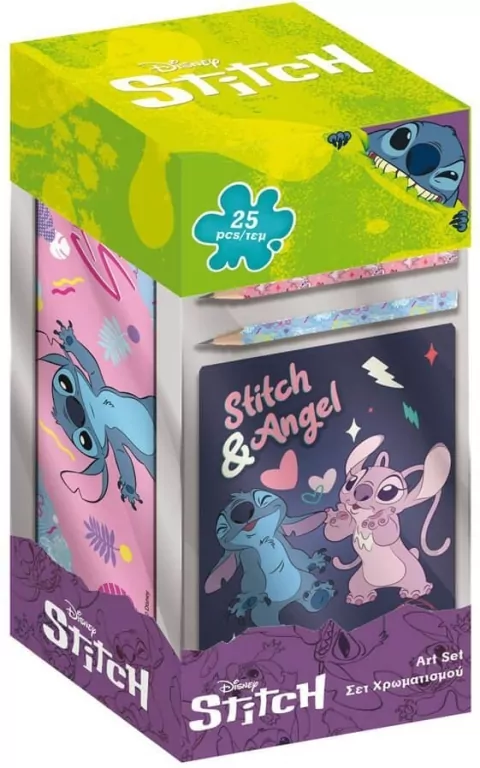 Kolorowanka z piórnikiem Lilo&Stitch - tantis.pl