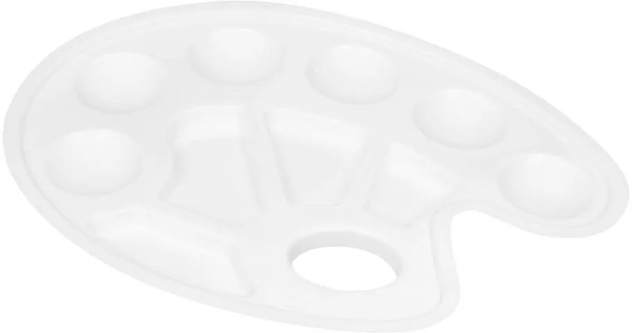 Paletka do mieszania farb. Biała - tantis.pl