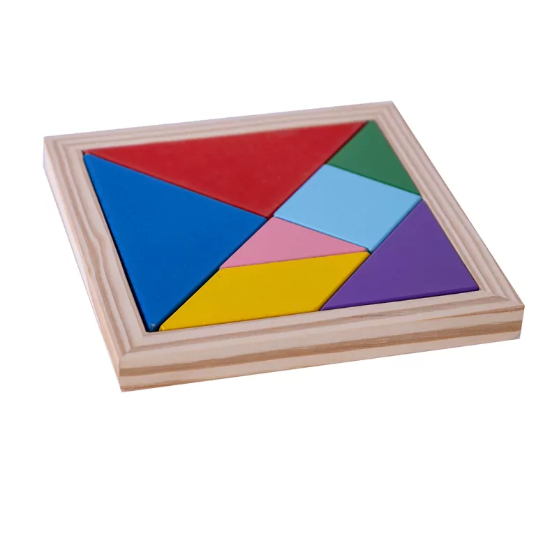 Układanka drewniana. Tangram - tantis.pl