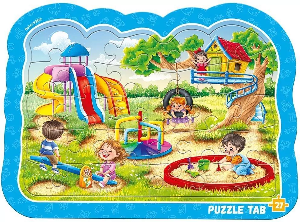 Puzzle ramkowe. Plac zabaw - tantis.pl