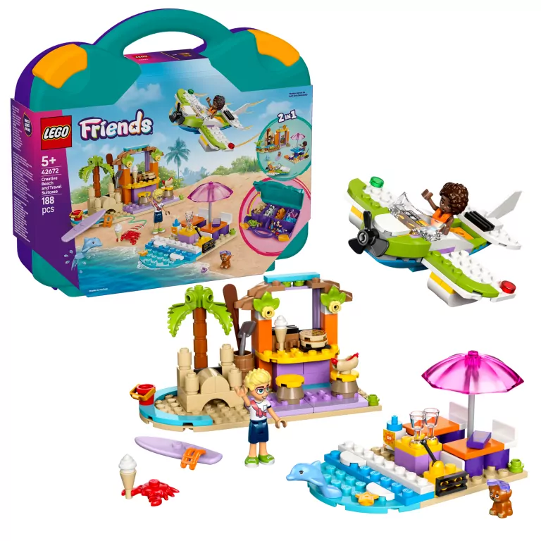 LEGO® Kreatywna walizka plażowa 42672 - tantis.pl