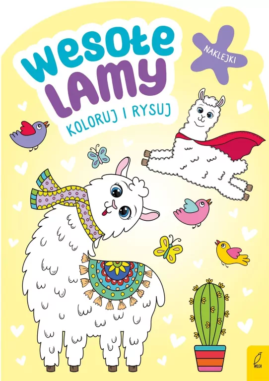 Koloruj i rysuj. Wesołe lamy - tantis.pl