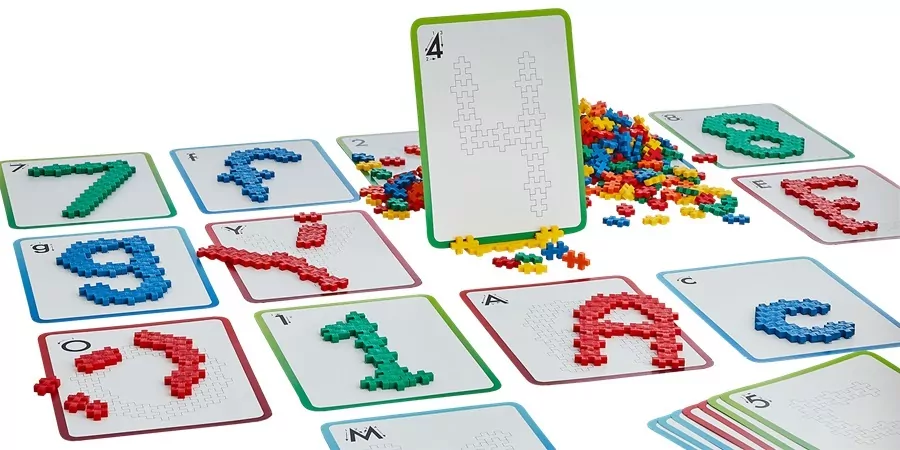 Plus Plus Klocki Naucz się budować Literki i cyfry 3909 - tantis.pl