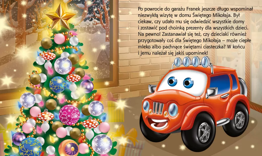 Święty Mikołaj. Samochodzik Franek - tantis.pl