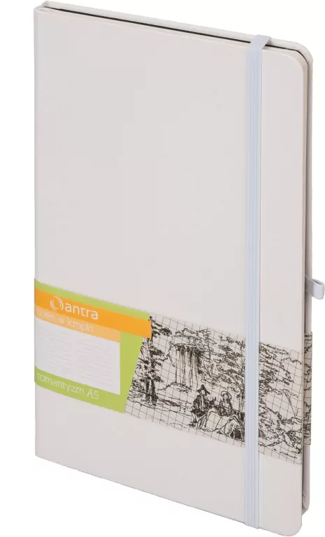 Notes A5 Kropki Romantyzm Biały ANTRA - tantis.pl