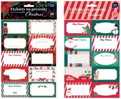Etykiety na prezenty Christmas mix BN