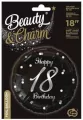 Balon foliowy B&C Happy 18 Birthday 45cm - tantis.pl
