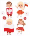 Dekoracje okienne dwustronne. Patriotyczne - tantis.pl