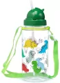 Butelka nietłukąca ze słomką Dinozaury 450ml - tantis.pl