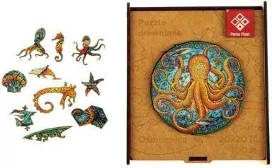 Panta Plast. Puzzle drewniane A4. Ośmiornica - tantis.pl