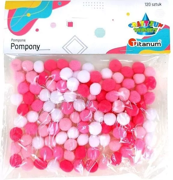 Pompony poliestrowe 10mm - tantis.pl