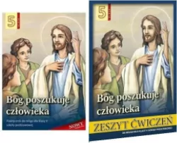 Pakiet:  Religia 5. Bóg poszukuje człowieka. Podręcznik / Ćwiczenia. Szkoła podstawowa