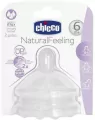 Chicco. NaturalFeeling. Smoczek. 6 miesięcy. Kaszka - tantis.pl