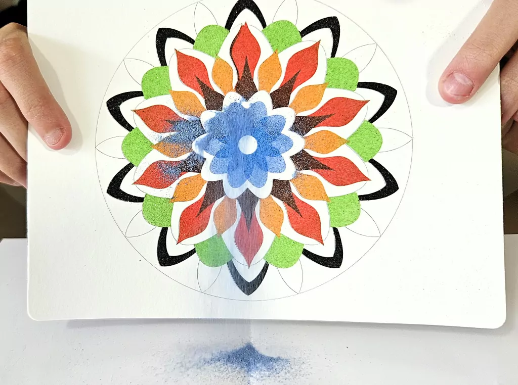 Piaskowe Malowanki Mandala Sand Art - tantis.pl
