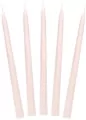 Świeca stożkowa matowa nude 24cm - tantis.pl