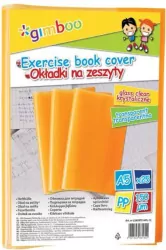 Okładka na zeszyt Gimboo A5 150mikr. pomarańczowa p25, cena za 1 szt