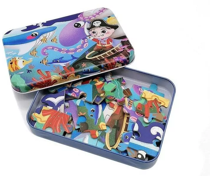 Puzzle 50 w metalowym pudełku - tantis.pl