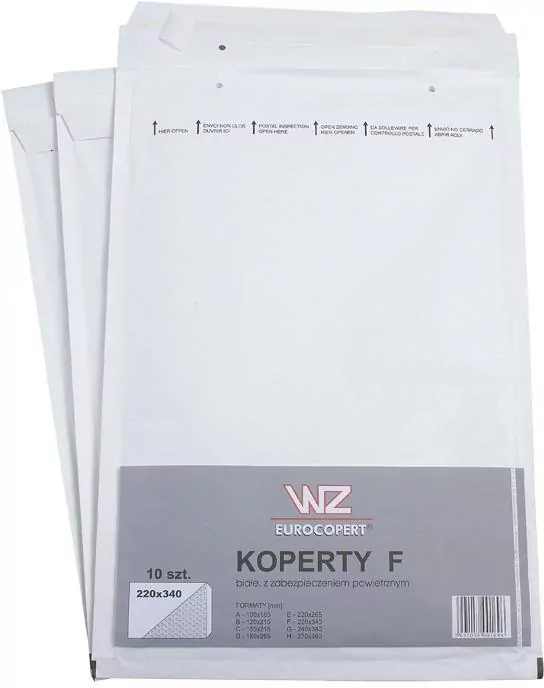 KOPERTA POWIETRZ 220X340 BIA WZ 16/F OP - tantis.pl