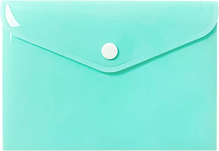 Teczka koperta A6 PP pastel zielona - tantis.pl