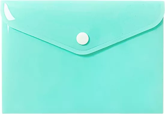Teczka koperta A6 PP pastel zielona