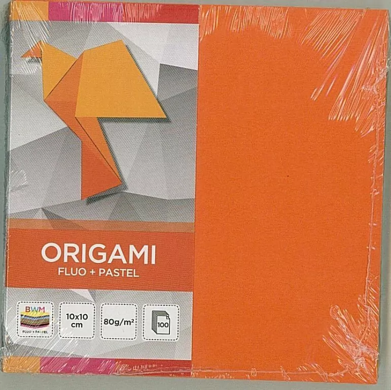 Origami 10x10cm. Fluo Pastele - tantis.pl